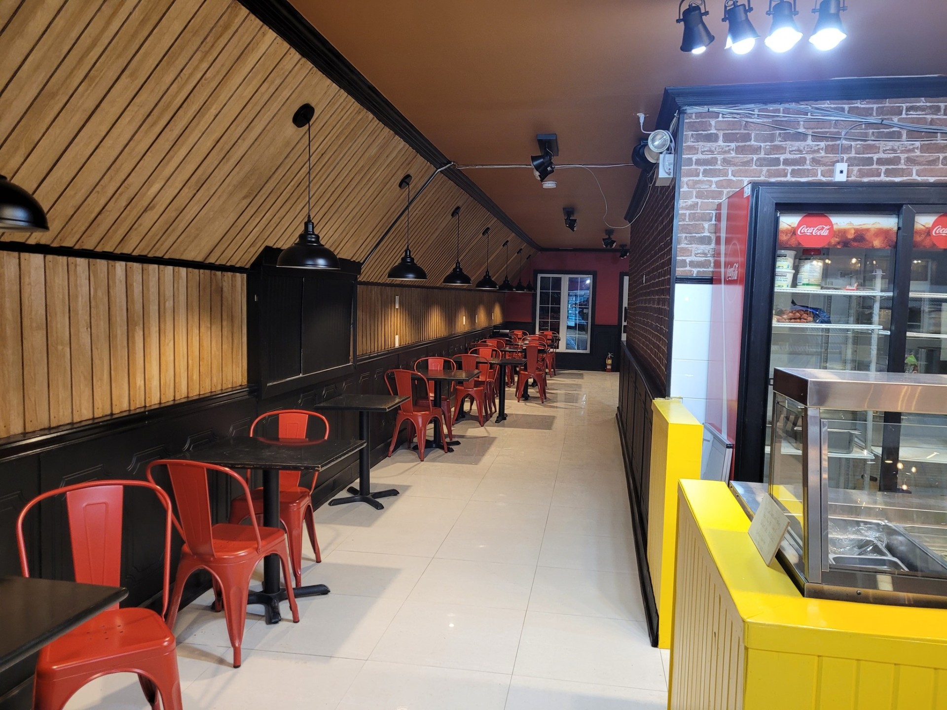 Interior of Sub & Sandwich Factory